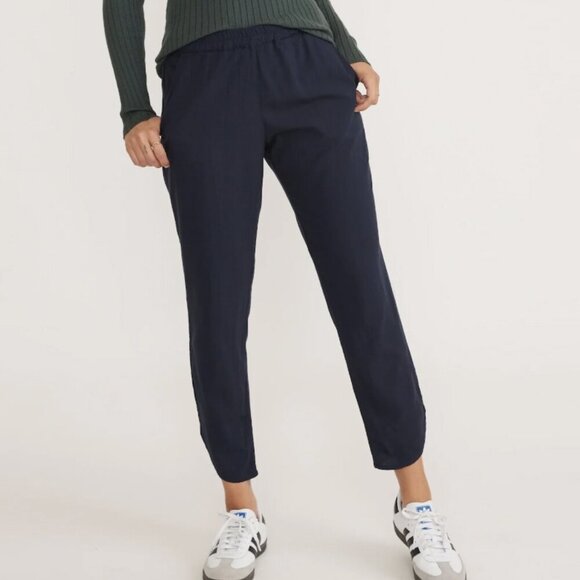 Marine Layer Re-Spun Allison Pant in Navy, size X-Small - Picture 1 of 12
